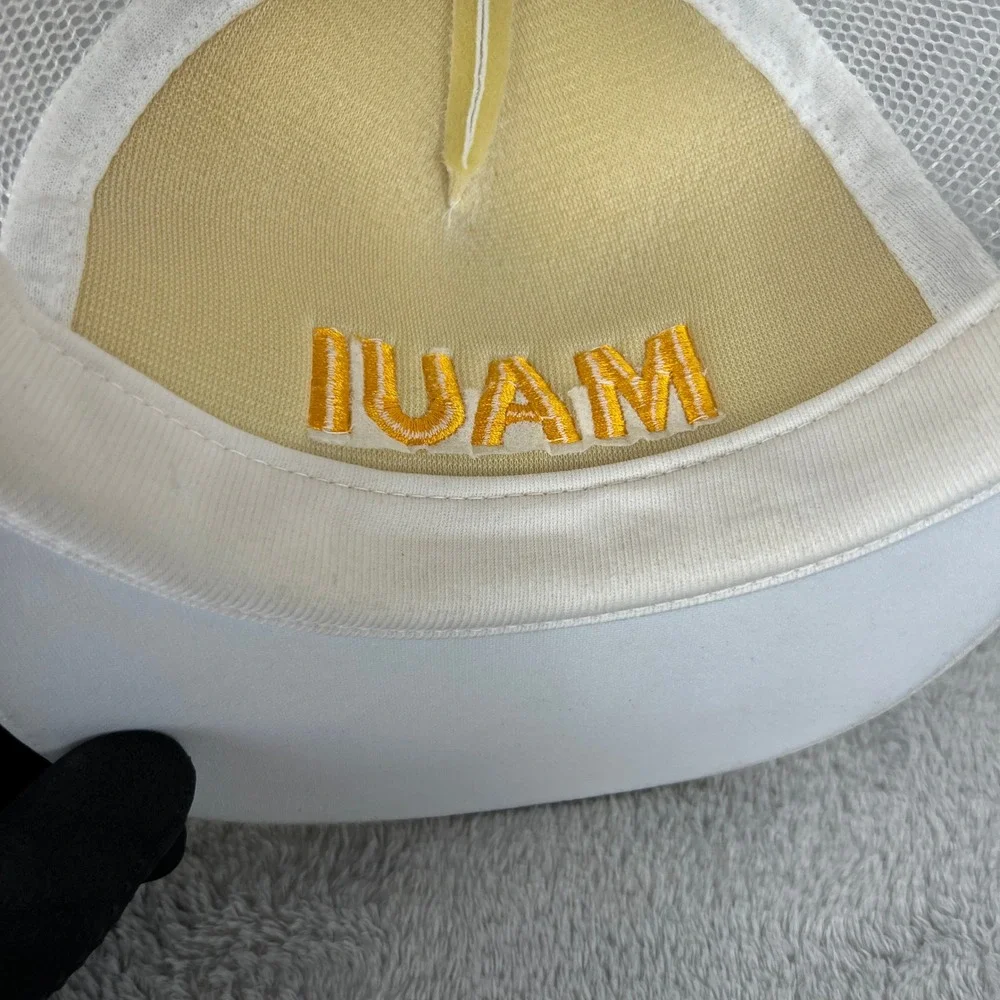 Vintage Maui Hawaii Trucker Hat White 90s Mesh Snapback Surf Island Souvenir